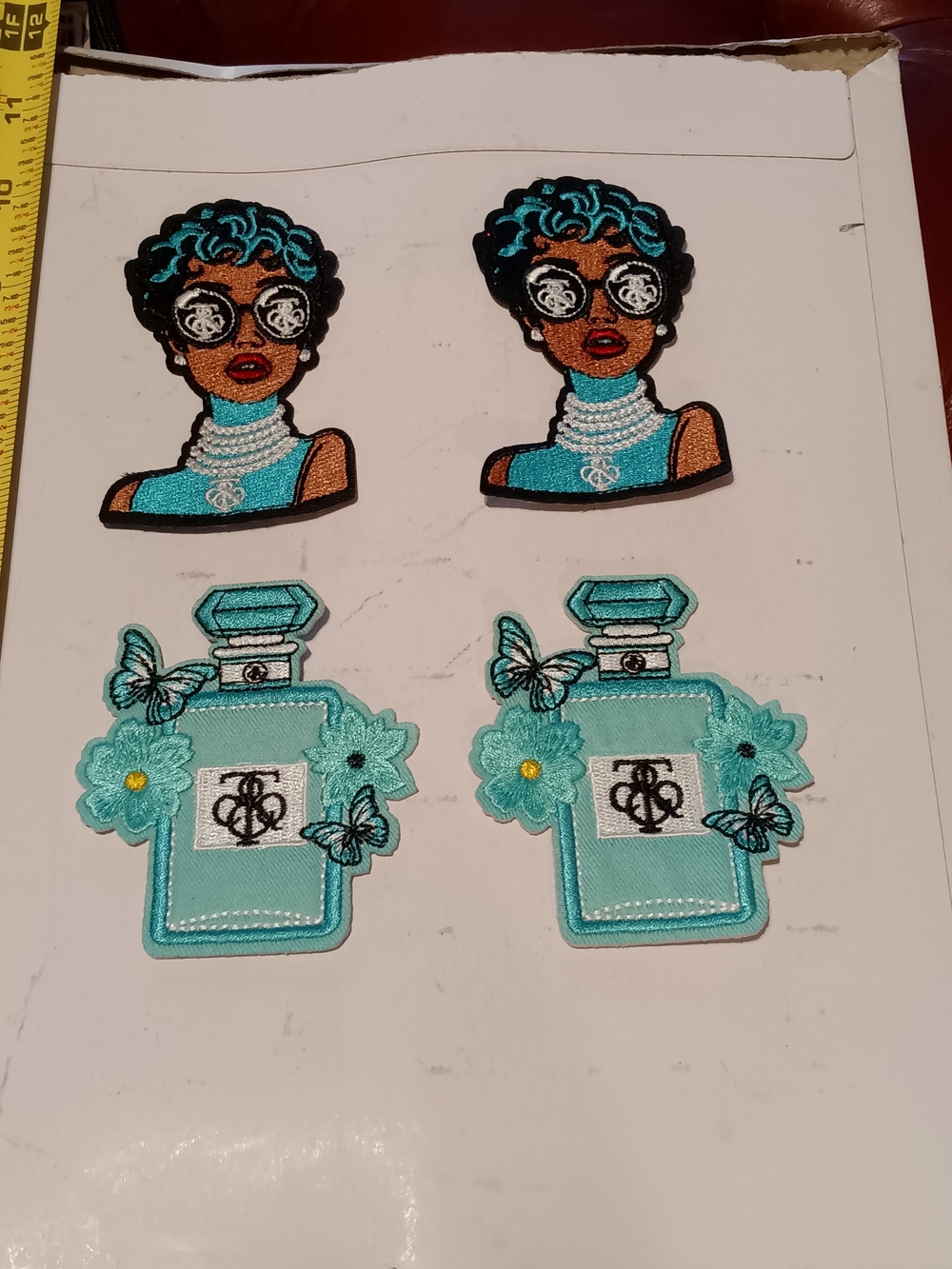 Embroidered Patch X4 - Picture 2 of 4